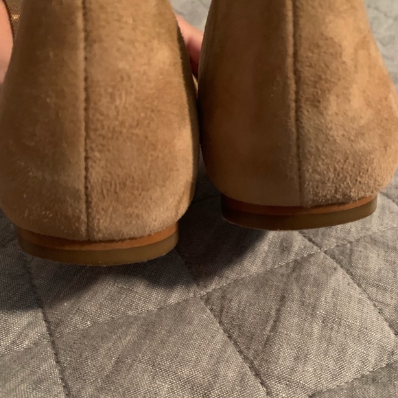 J.Crew Zoe Suede D’Orsay Flats in tan (size 7.5) - Picture 6 of 8